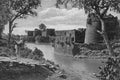 Vintage Photo Of Stone Walled High Fort