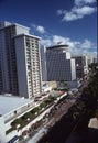 Vintage photograph of downtown Miami Florida