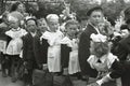 Vintage Photograph of Soviet School Children Royalty Free Stock Photo