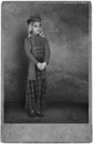 Vintage Photograph, Young Girl Portrait, Photography Studio Royalty Free Stock Photo