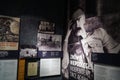 Vintage photographs in the Immigration Museum in the port of Gdynia. Poland.