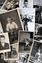 Vintage photos collection Royalty Free Stock Photo