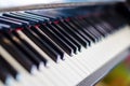 Vintage piano keyboard Royalty Free Stock Photo