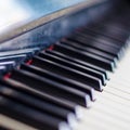 Vintage piano keyboard Royalty Free Stock Photo