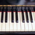 Vintage piano keyboard Royalty Free Stock Photo
