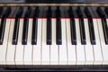 Vintage piano keyboard Royalty Free Stock Photo