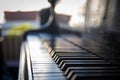 Vintage piano keys Royalty Free Stock Photo