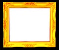 Vintage picture frame isolated Royalty Free Stock Photo