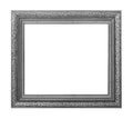 Vintage picture frame isolated on white Royalty Free Stock Photo