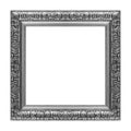 Vintage picture frame isolated on white background Royalty Free Stock Photo
