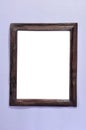 Vintage picture frame on wall Royalty Free Stock Photo