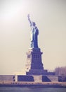 Vintage picture of Statue of Liberty, NYC, USA Royalty Free Stock Photo