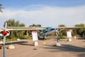 Vintage Pilatus PC-6A displayed at the Israeli Air Force Museum