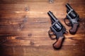 Vintage pistols Royalty Free Stock Photo