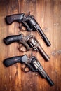 Vintage pistols