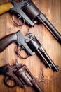 Vintage pistols Royalty Free Stock Photo