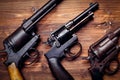 Vintage pistols Royalty Free Stock Photo