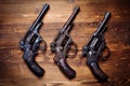 Vintage pistols Royalty Free Stock Photo