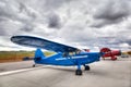 Vintage Planes on an Airport Tarmac.