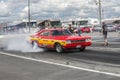 Vintage plymouth drag car Royalty Free Stock Photo