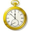 Vintage Pocket watch Royalty Free Stock Photo