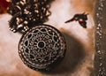 Vintage ornamented pocket watch Royalty Free Stock Photo