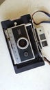 Vintage Polaroid camera Royalty Free Stock Photo