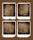 Vintage Polaroid frames Royalty Free Stock Photo