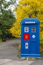 Vintage Police Box in Glasgow, Scotland