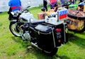 Vintage Police Motorcycle .