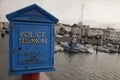 Vintage Police Telephone Box Royalty Free Stock Photo