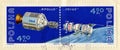 Vintage Polish Stamp Commemorating Soyuz