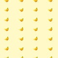 Vintage polygon banana pattern