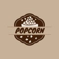 vintage Popcorn logo badge