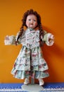 Vintage porcelain doll Royalty Free Stock Photo