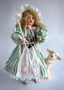 Vintage porcelain doll Royalty Free Stock Photo