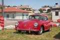 Vintage Porsche 356 B (1962) in classic car meeting at San Carlo motor festival, Cesena, Italy