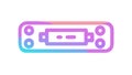Vintage Portable Cassette Player Icon Vector in Gradient Style, vector design Generative AI Royalty Free Stock Photo