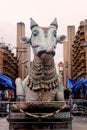 Portrait Nandhi Statue in Madurai in Vintage