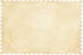 Vintage postage stamp template. Blank rectangle, square postage stamp on a white background. Flat style modern illustration with r