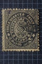 Vintage Postage Stamp Three Quarter Chuckram-Travancore Anchel