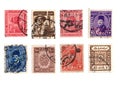 Vintage postage stamps from Egypt.