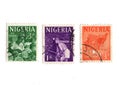 Vintage postage stamps from Nigeria.