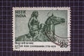 Vintage Postal Stamp of Kittur Rani Channamma 1778-1829