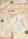 Vintage Postcard Assortment Background