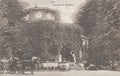 Vintage postcard dating from 1911, showing the Fontaine du Barisart fountain in the Belgian city of Spa