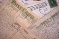 Vintage Postcards Royalty Free Stock Photo