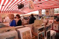 Vintage posters market in Nice, France