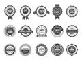 Vintage premium badge. Luxury high quality best choice labels or logos for stamps vector collection black template