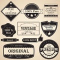 Vintage Premium Quality Label